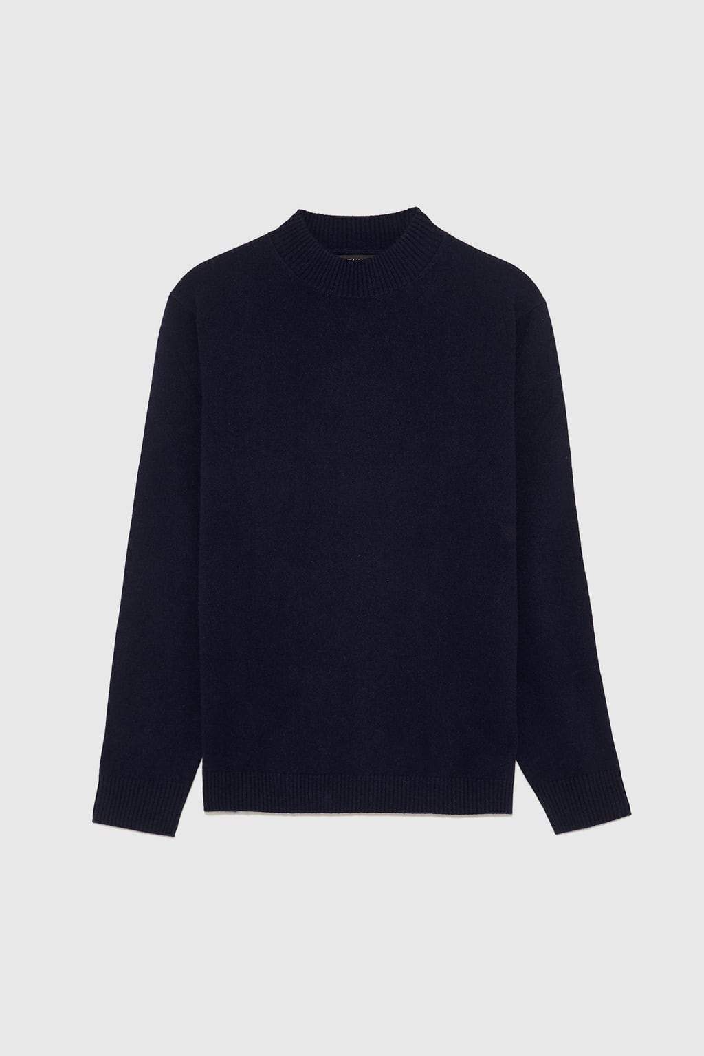 HIGH NECK CASHMERE SWEATER