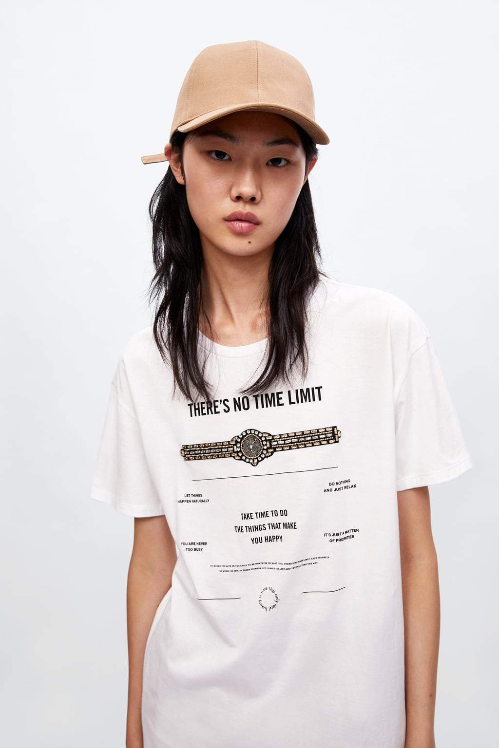 BEJEWELLED SLOGAN T-SHIRT