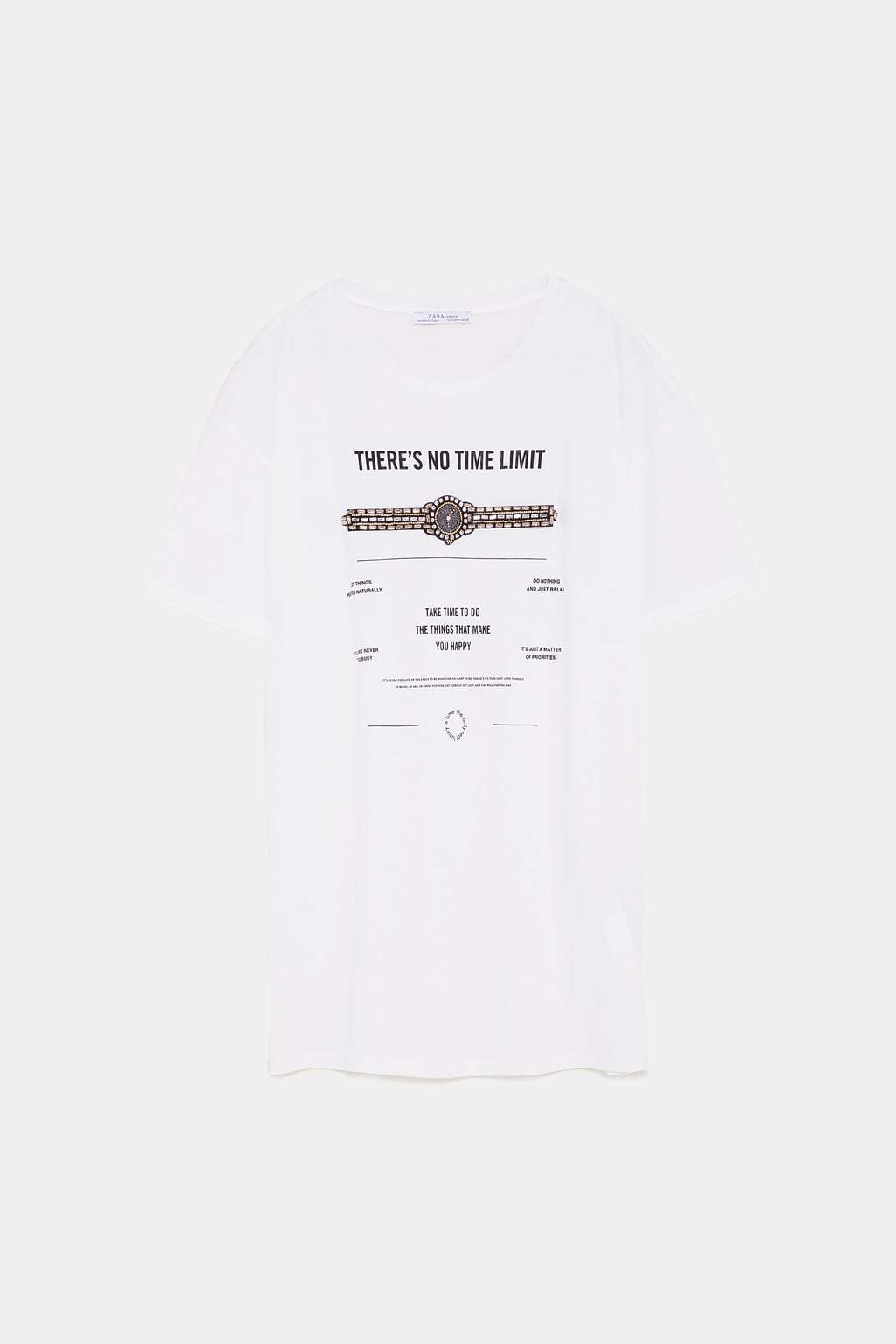 BEJEWELLED SLOGAN T-SHIRT
