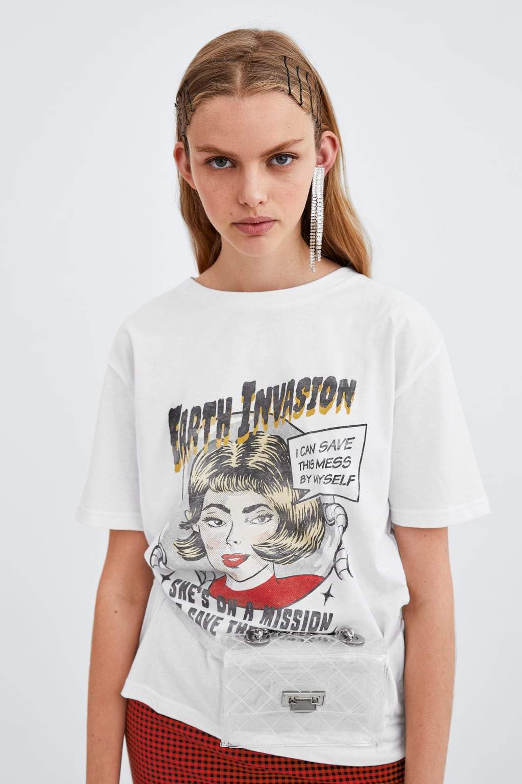 COMIC PRINT T-SHIRT