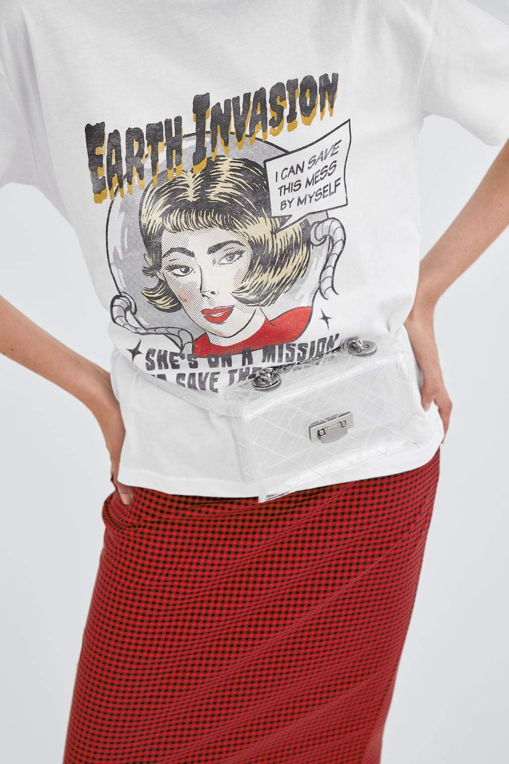 COMIC PRINT T-SHIRT