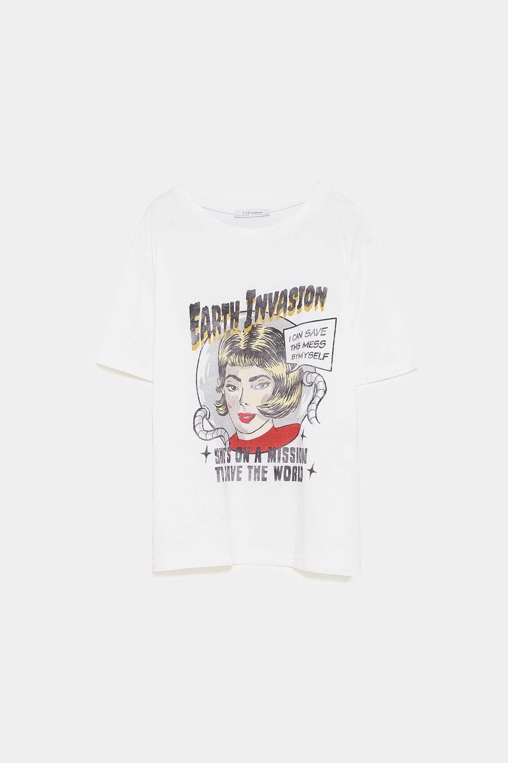 COMIC PRINT T-SHIRT