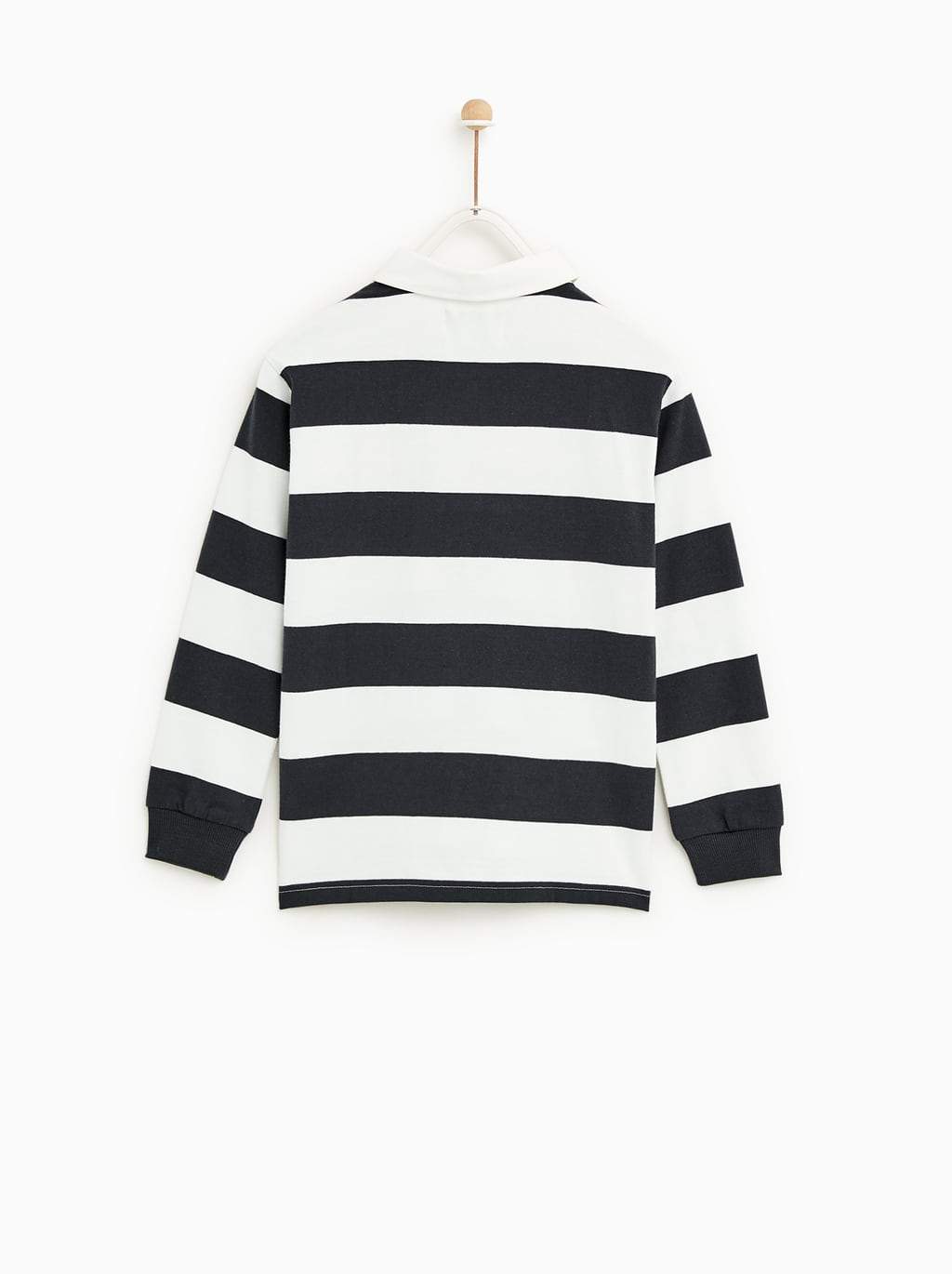 EMBROIDERED THREE-TONE POLO SHIRT