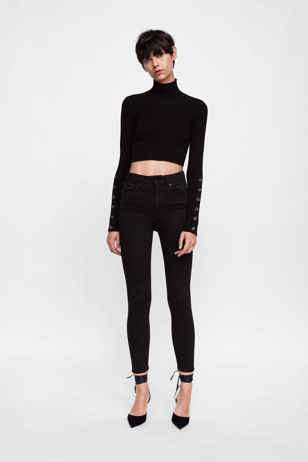 JEANS ZW PREMIUM HIGH WAIST REVOLVE BLACK