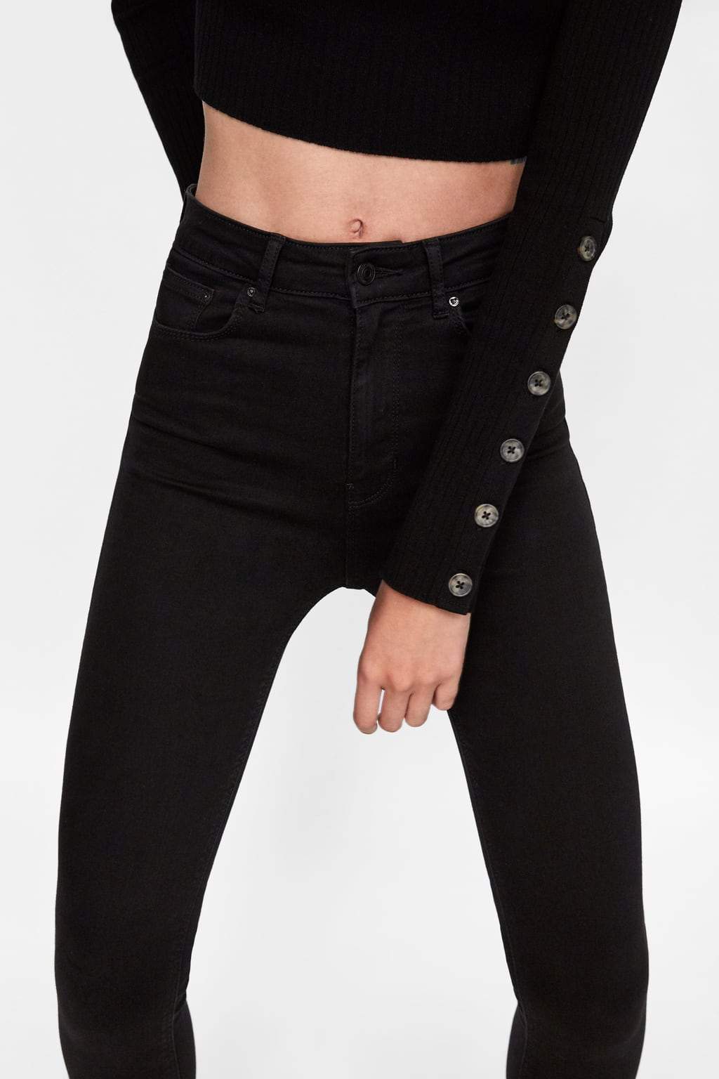 JEANS ZW PREMIUM HIGH WAIST REVOLVE BLACK