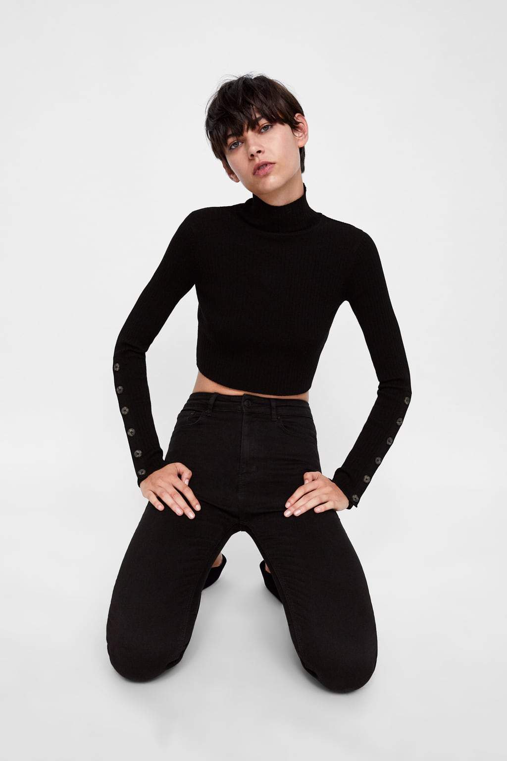 JEANS ZW PREMIUM HIGH WAIST REVOLVE BLACK