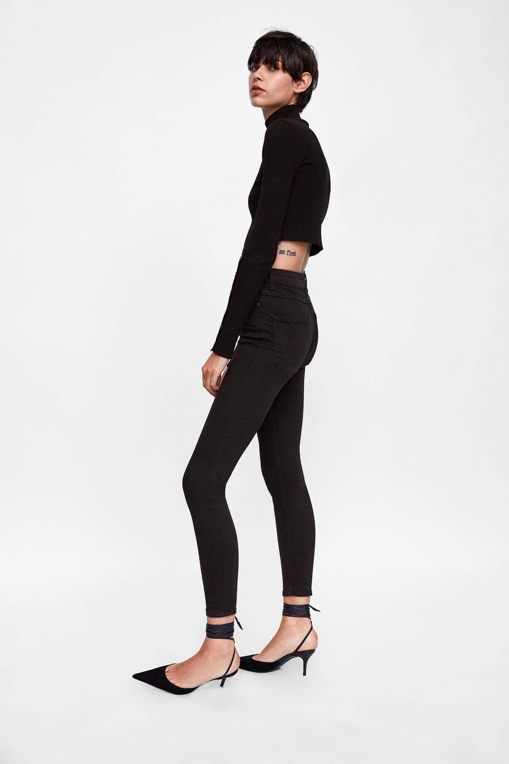 JEANS ZW PREMIUM HIGH WAIST REVOLVE BLACK