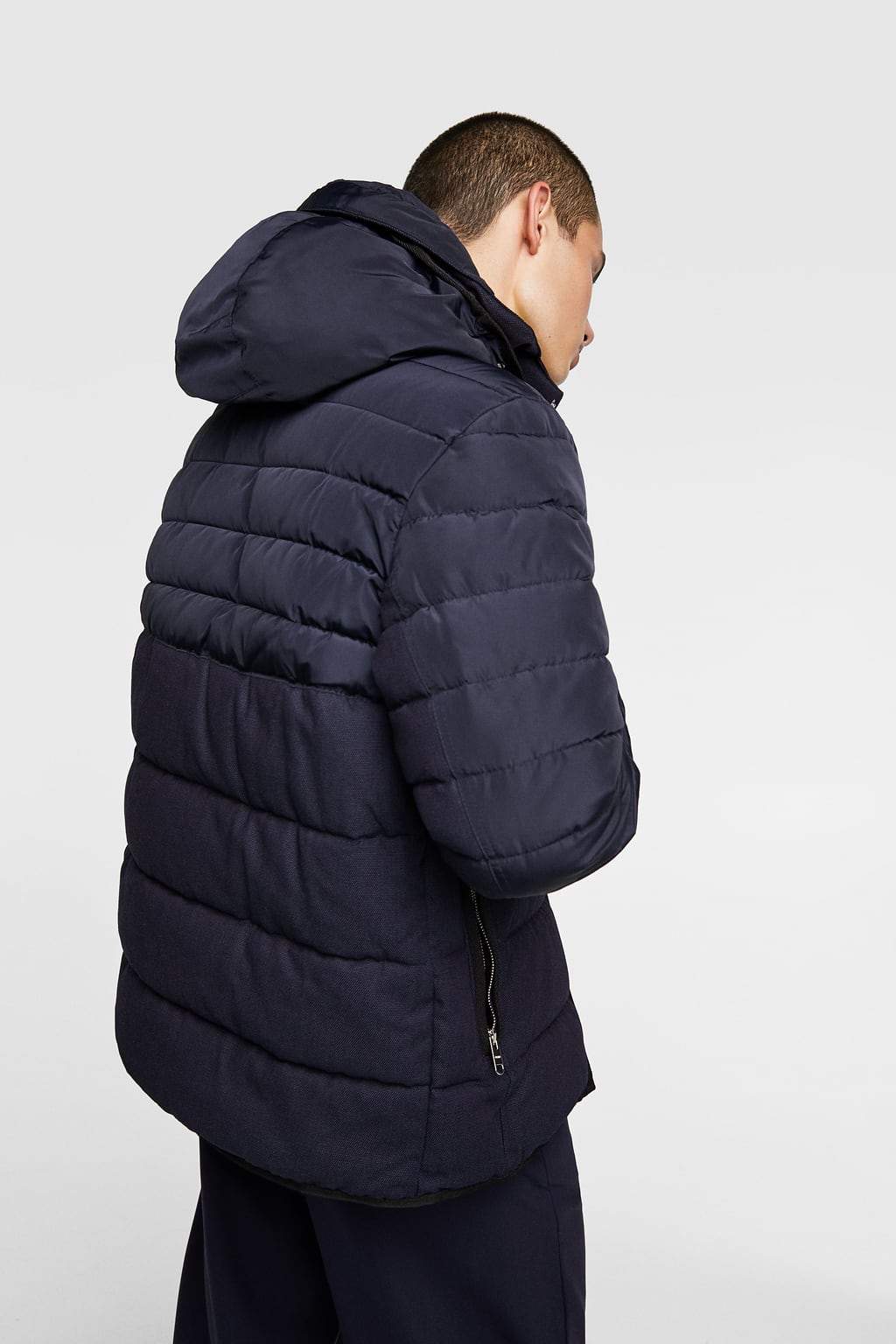 CONTRAST PUFFER JACKET