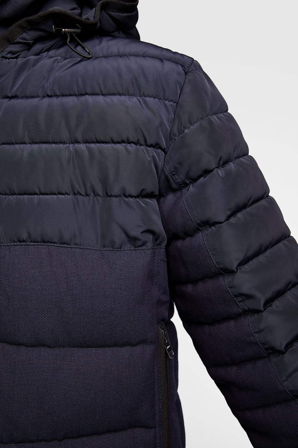 CONTRAST PUFFER JACKET