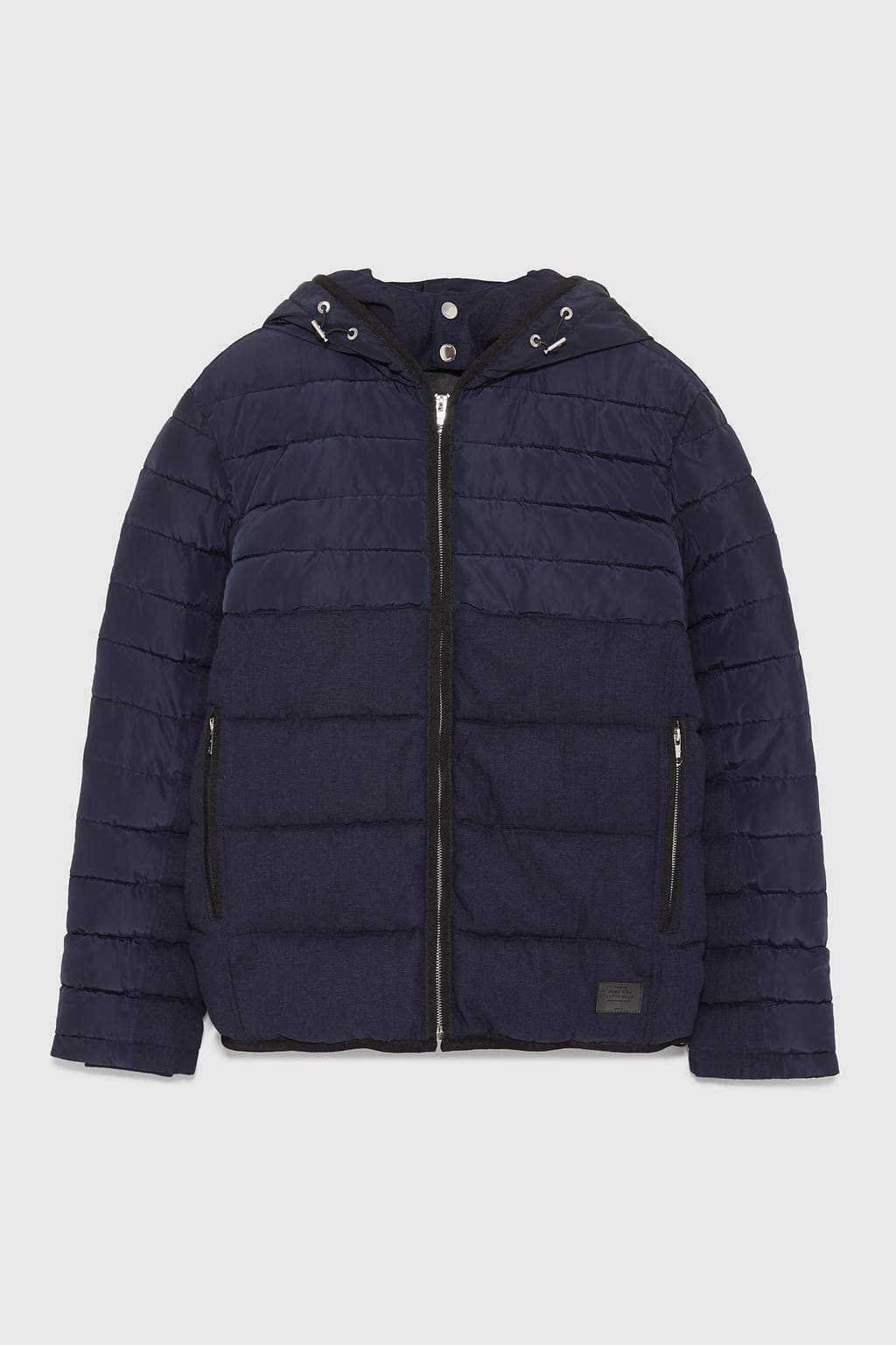 CONTRAST PUFFER JACKET