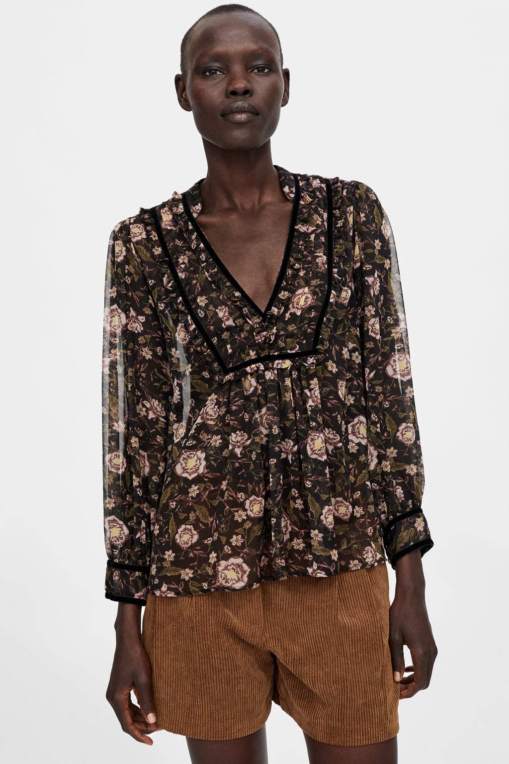 FLORAL PRINT BLOUSE
