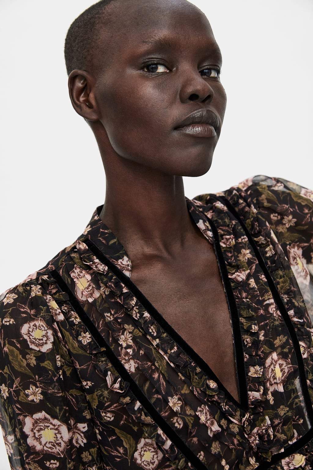 FLORAL PRINT BLOUSE