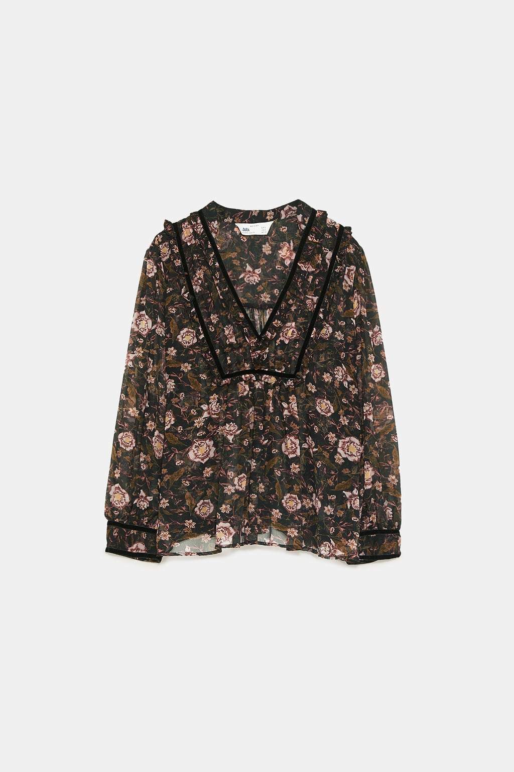 FLORAL PRINT BLOUSE