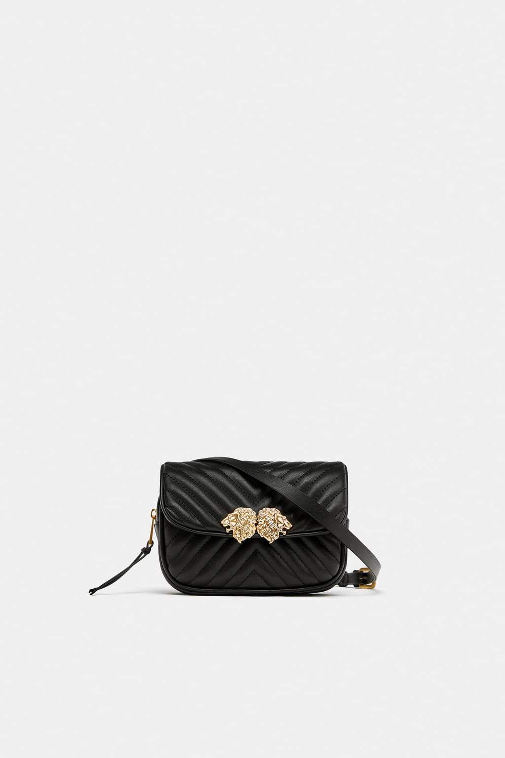CROSSBODY BELT BAG WITH LION DETAILS