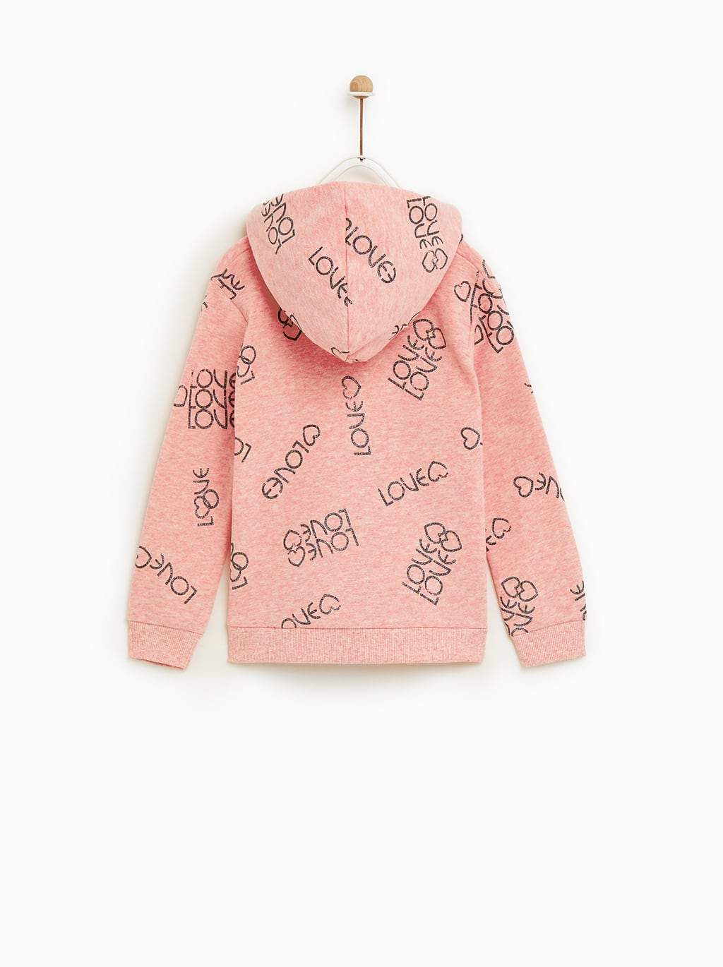 'LOVE’ PLUSH JERSEY JACKET