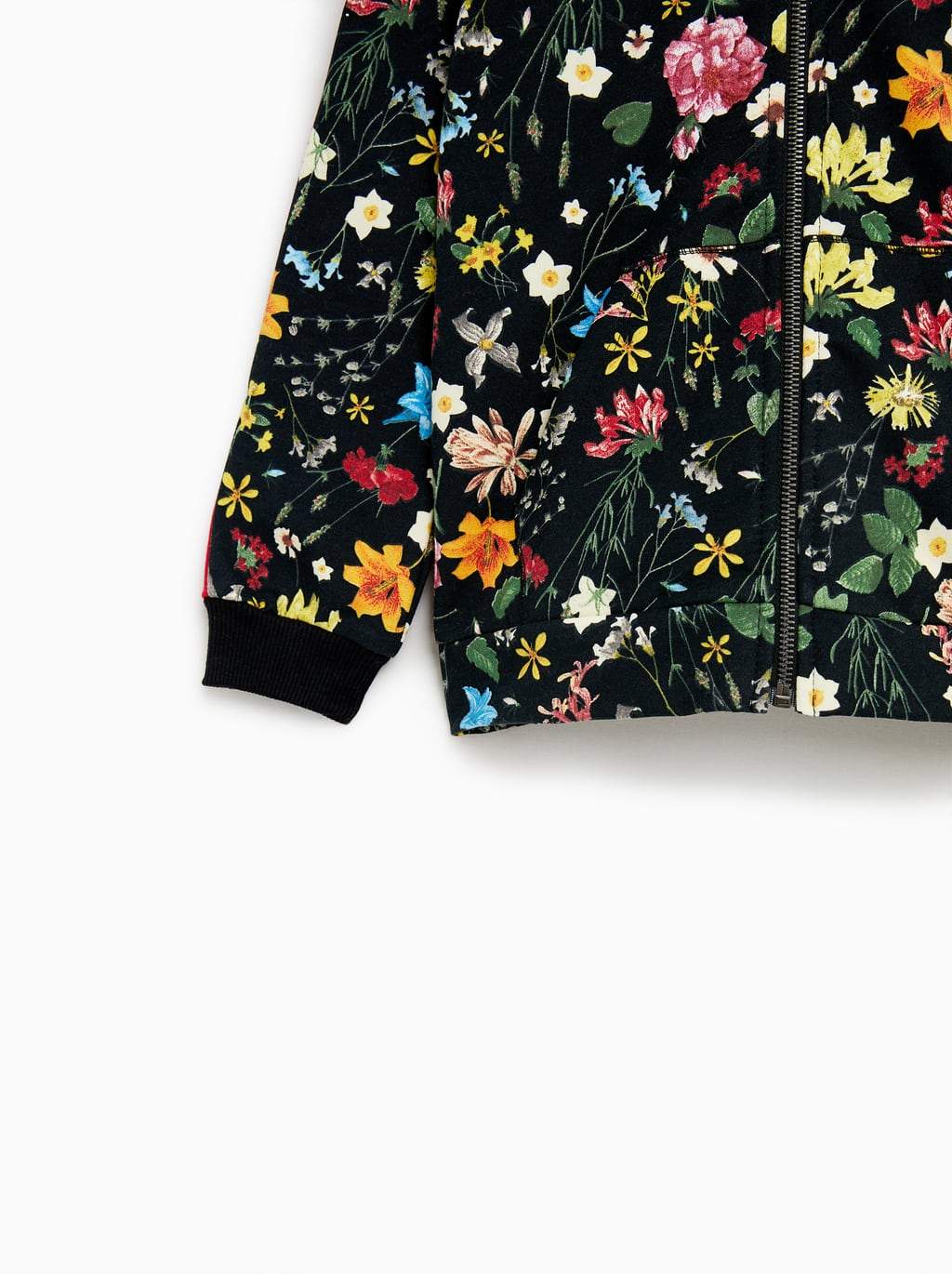 FLORAL BOMBER JACKET