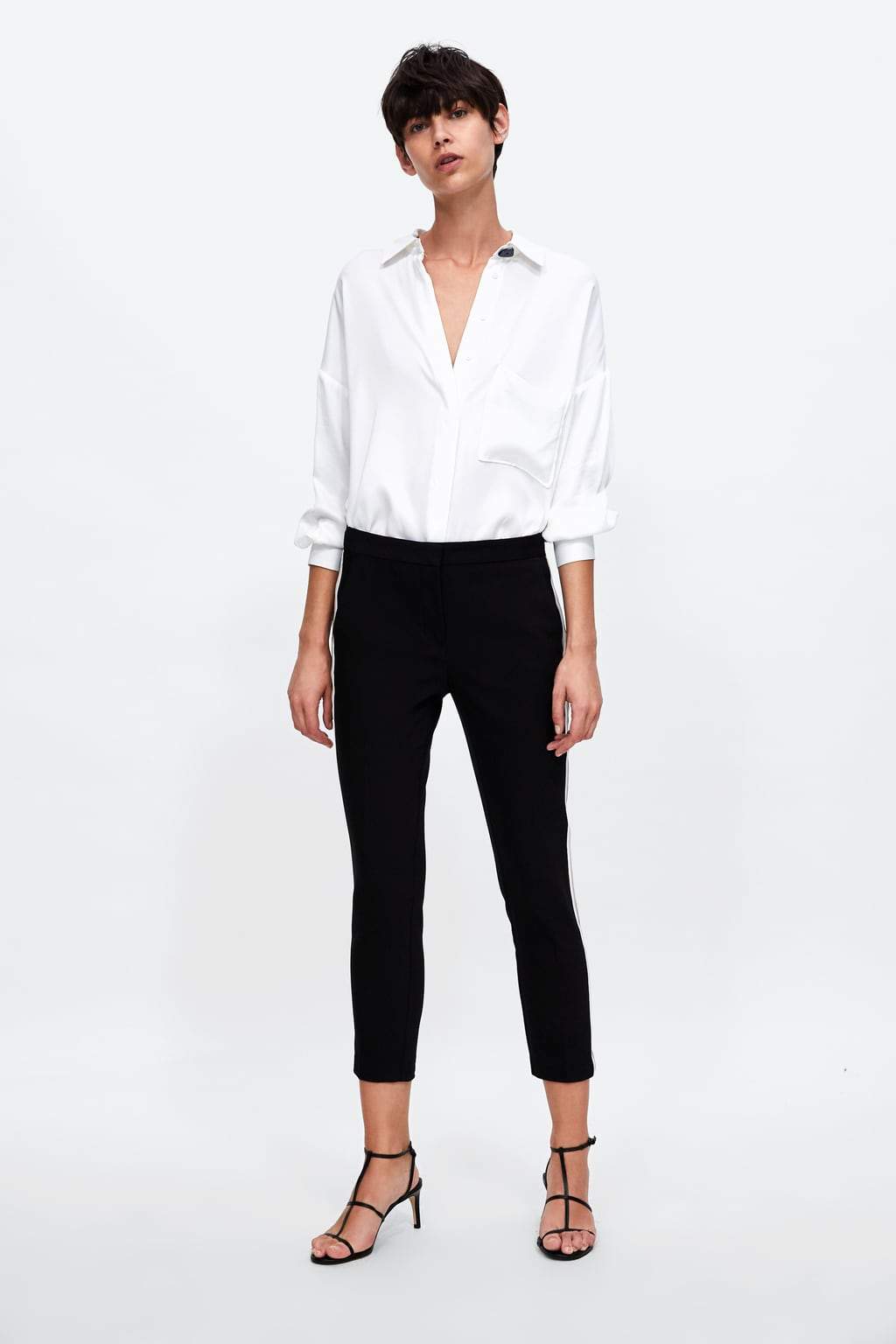 JOGER WAIST TROUSERS WITH SIDE STRIPES