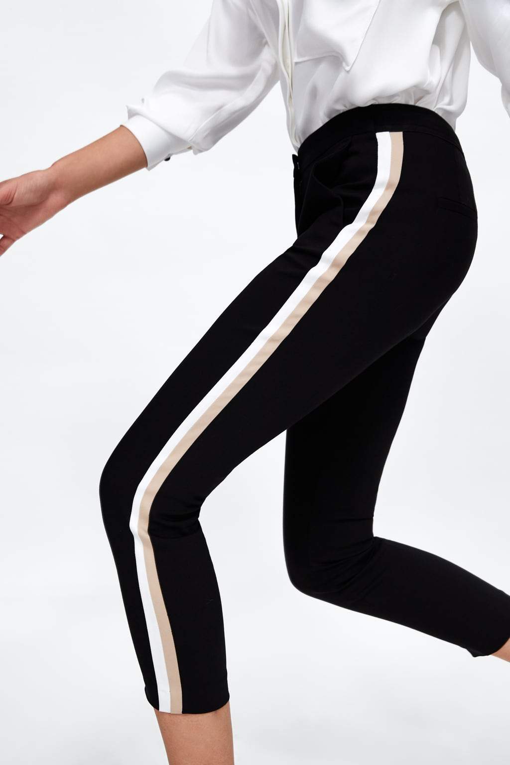 JOGER WAIST TROUSERS WITH SIDE STRIPES