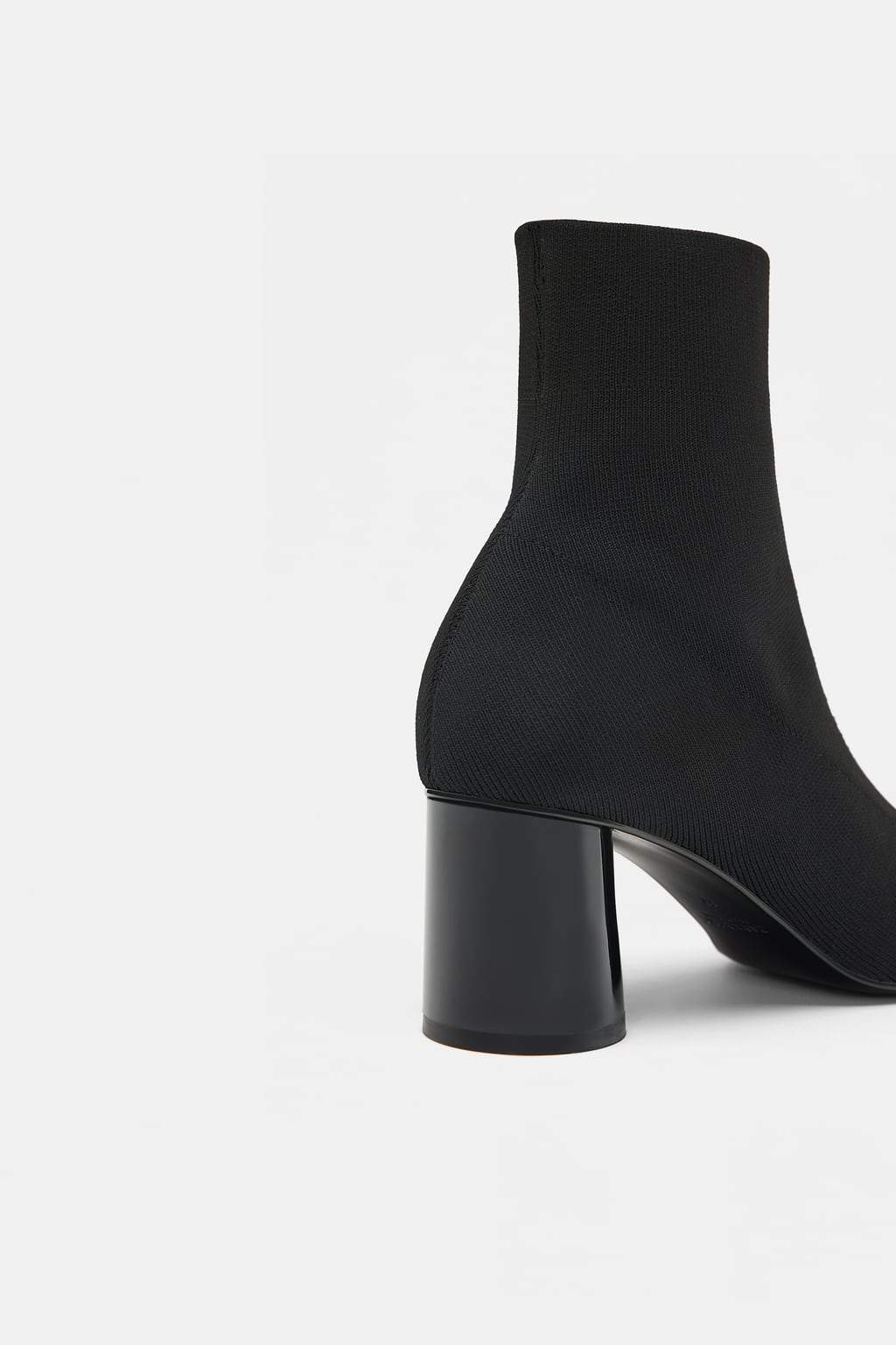 FABRIC HIGH HEEL ANKLE BOOTS