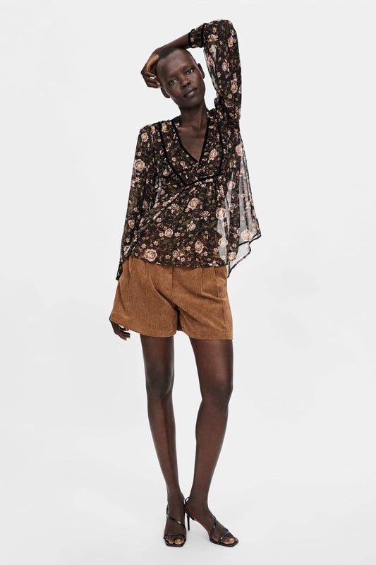 FLORAL PRINT BLOUSE